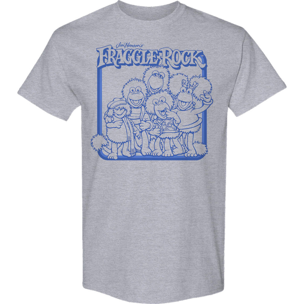 Monochrome Group Photo Fraggle Rock Tshirt